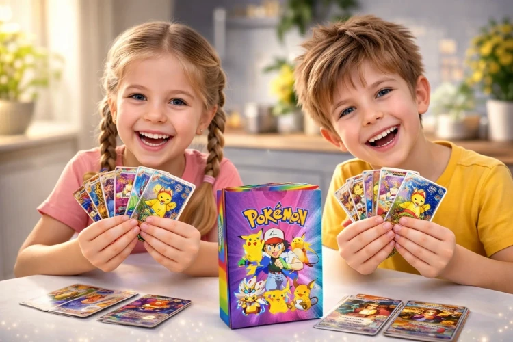 Teczowe-karty-Pokemon-55-sztuk-zamienniki-kolekcjonerskie.webp